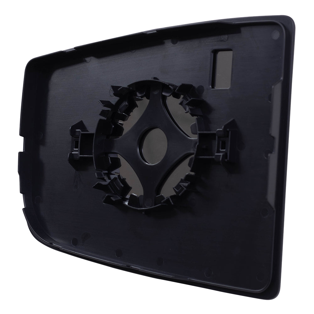 Brock Replacement Driver and Passenger Side Upper Tow Mirrors Glass & Base without Heat Compatible with 2015-2020 Transit