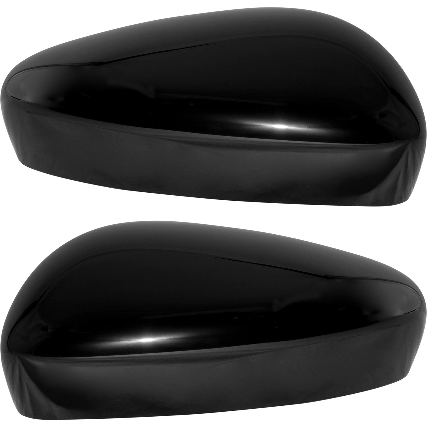Door Mirror Cover Without Turn Signal Light Opening Paint to Match Black Set Driver Side Left Passenger Side Right For 2020-2025 Ford Escape 2020-2025 Ford Escape Hybrid 2020-2025 Ford Escape Plug-In Hybrid