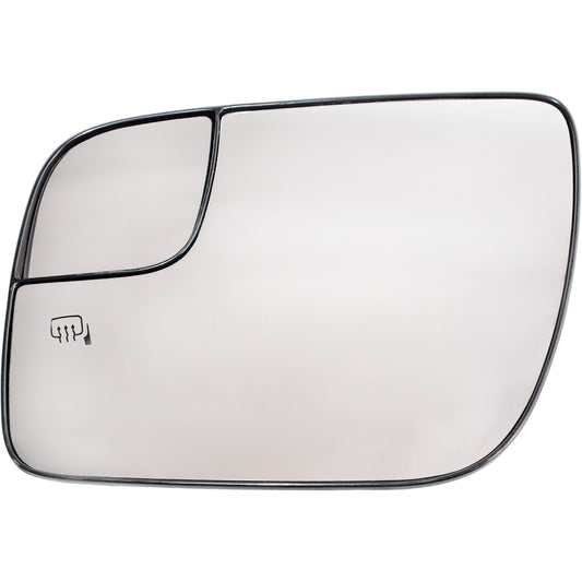 Door Mirror Glass and Base With Heat-Spotter Glass Without Signal-Blind Spot Detection Left for 2016-2019 Ford Explorer 2013-2019 Ford Explorer Police Interceptor
