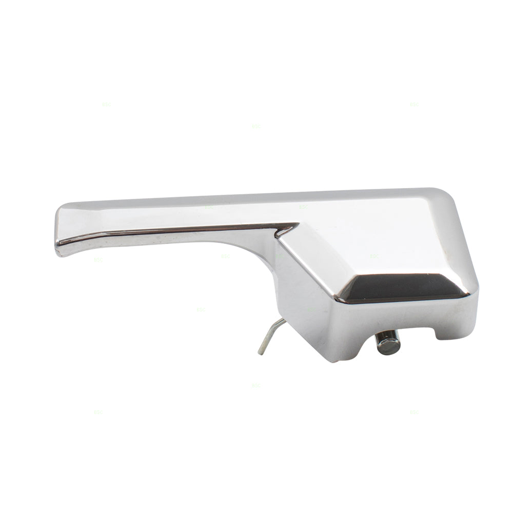 Brock Replacement Drivers Inside Interior Chrome Door Handle Compatible with 07-14 Edge 7T4Z7822601BA