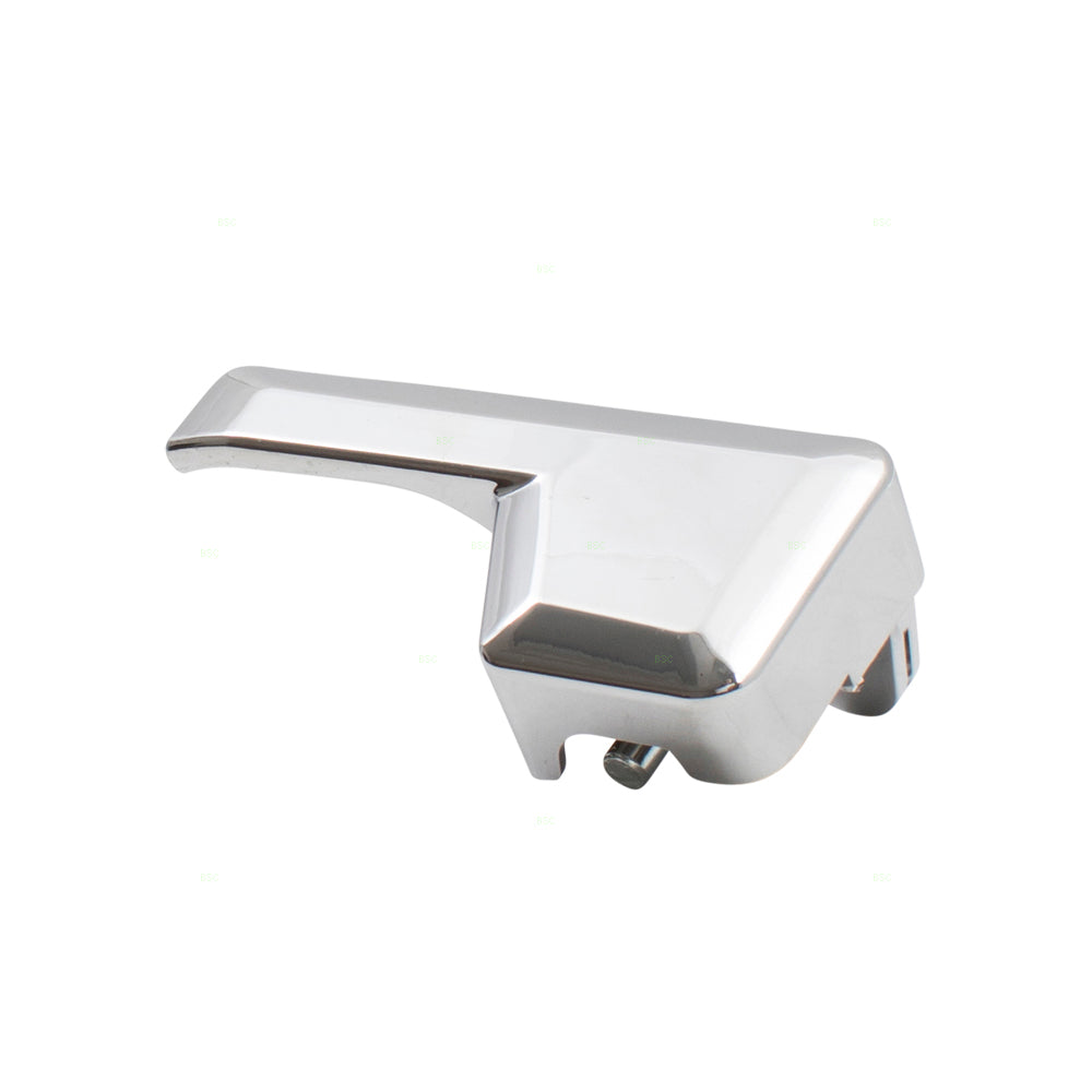 Brock Replacement Drivers Inside Interior Chrome Door Handle Compatible with 07-14 Edge 7T4Z7822601BA