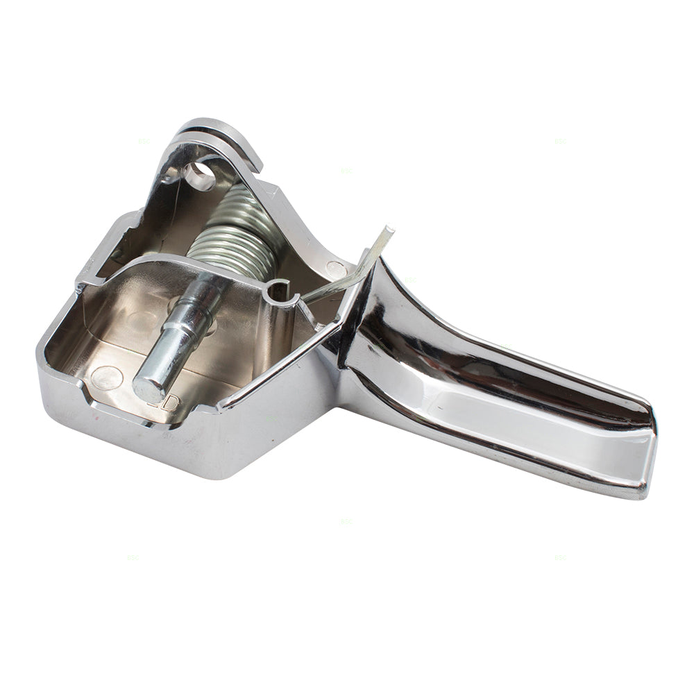 Brock Replacement Drivers Inside Interior Chrome Door Handle Compatible with 07-14 Edge 7T4Z7822601BA