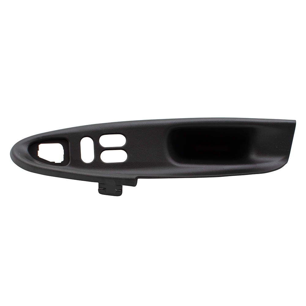 Brock Replacement Drivers Front Inside Interior Door Pull Handle Switch Panel Housing Medium Graphite Compatible with Mustang Coupe 1R3Z14527AAC