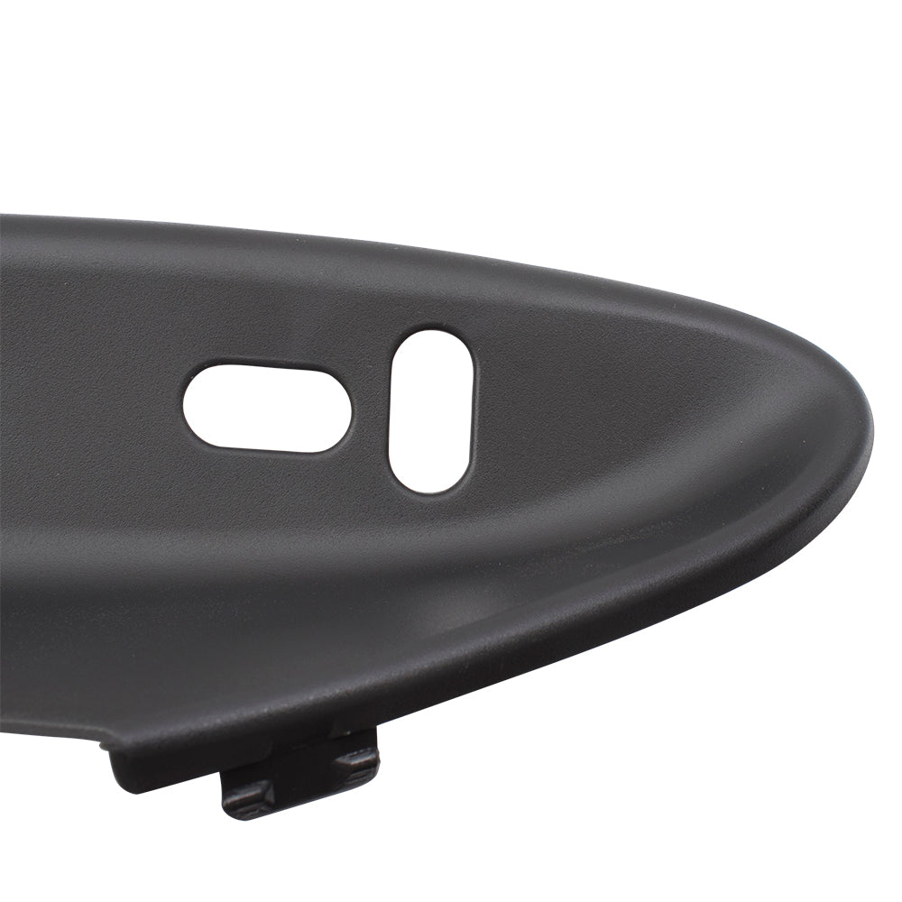 Brock Replacement Passengers Inside Interior Door Pull Handle Switch Panel Housing Medium Graphite Compatible with Mustang Coupe 1R3Z14528AAC