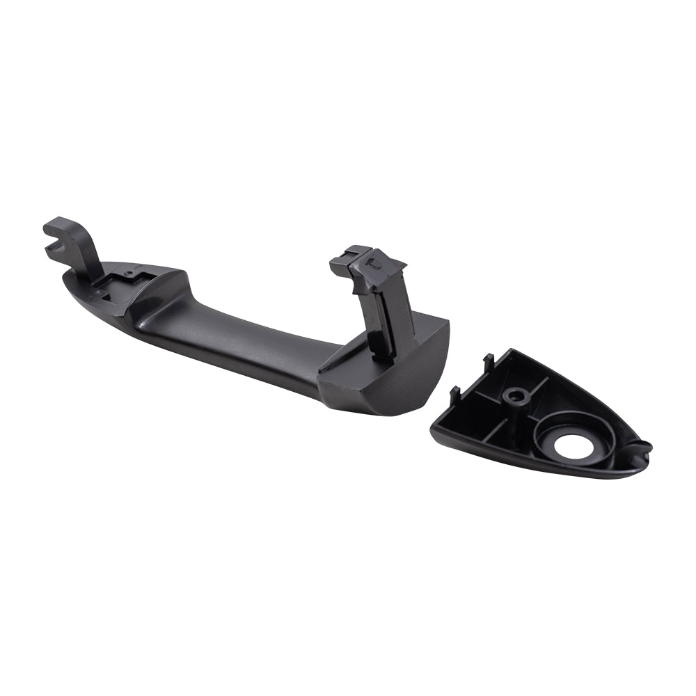 AUTOANDART Brock Replacement Front Outside Exterior Door Handle w/ Keyhole Compatible with 2000-2007 Focus 2001-2006 Tribute