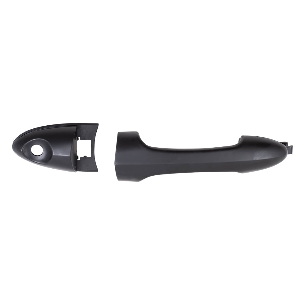 AUTOANDART Brock Replacement Front Outside Exterior Door Handle w/ Keyhole Compatible with 2000-2007 Focus 2001-2006 Tribute