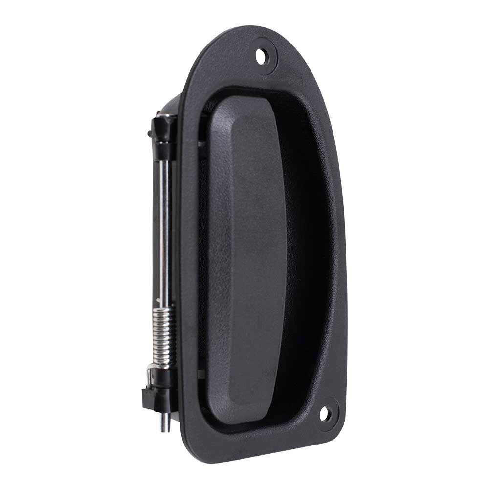 Brock Replacement Pair Set Rear Outside Exterior 3rd Third Textured Door Handles Compatible with 98-11 Ranger Extended Cab Pickup FO1552100 FO1553100