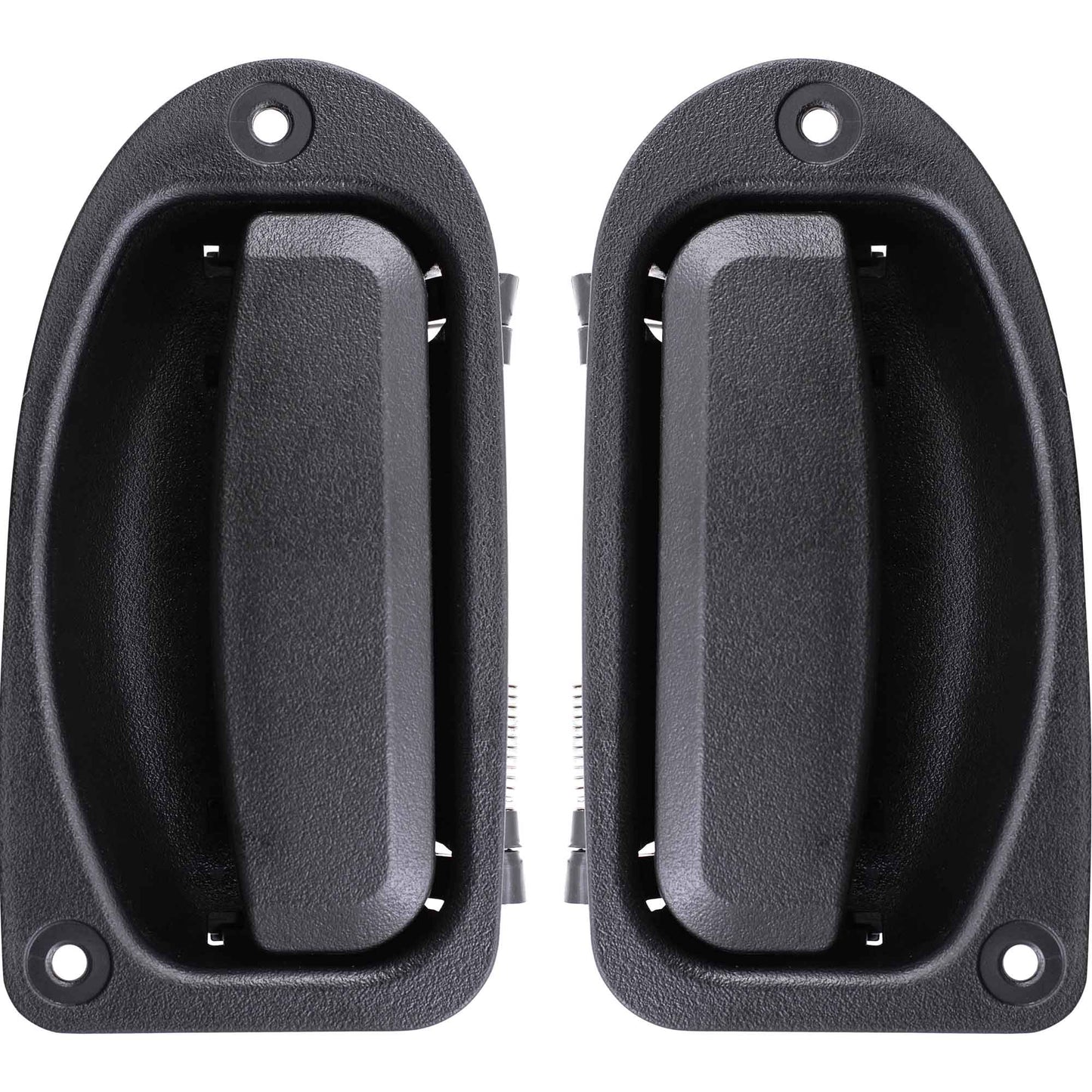 Brock Replacement Pair Set Rear Outside Exterior 3rd Third Textured Door Handles Compatible with 98-11 Ranger Extended Cab Pickup FO1552100 FO1553100