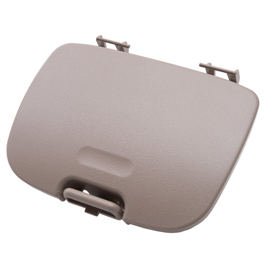 Brock Replacement Overhead Console Garage Door Opener Lid Tan Cover Storage Bin Compatible with 02-10 Explorer & Sport Trac Super Duty Pickup w/out Sunroof 2C3Z7811586CAA