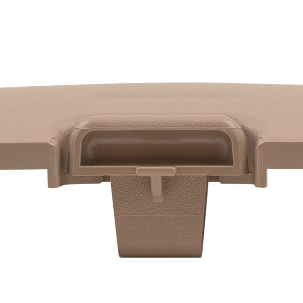Brock Replacement Overhead Console Garage Door Opener Lid Tan Cover Storage Bin Compatible with 02-10 Explorer & Sport Trac Super Duty Pickup w/out Sunroof 2C3Z7811586CAA