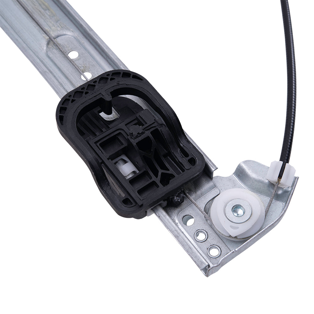 Brock Replacement Front Driver and Passenger Side Power Window Regulators with Motor-6 Pin Connector and One-Touch Open/Close Compatible with 2013-2019 Escape