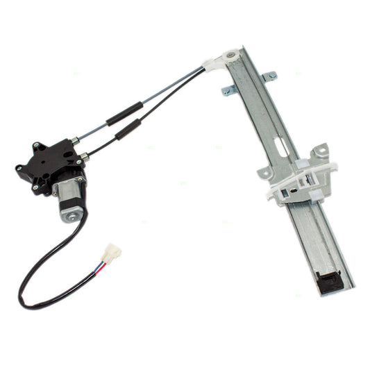 Brock Replacement Drivers Front Power Window Lift Regulator with Motor Assembly Compatible with 1997-2002 Escort 1997-1999 Tracer