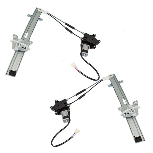 Pair Power Window Regulators fit 97-02 Escort 97-99 Tracer Front Set w/Motors