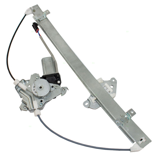 Brock Replacement Passengers Front Power Window Lift Regulator with Motor Assembly Compatible with 1999-2002 Villager Van F8XZ1223208AA