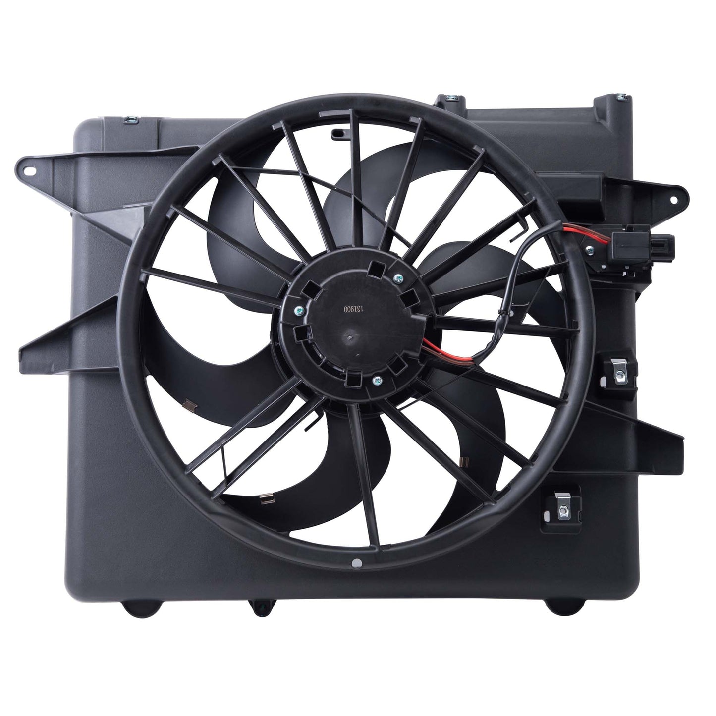 Brock Replacement Cooling Fan Motor Assembly Compatible with Mustang DR3Z 8C607 B