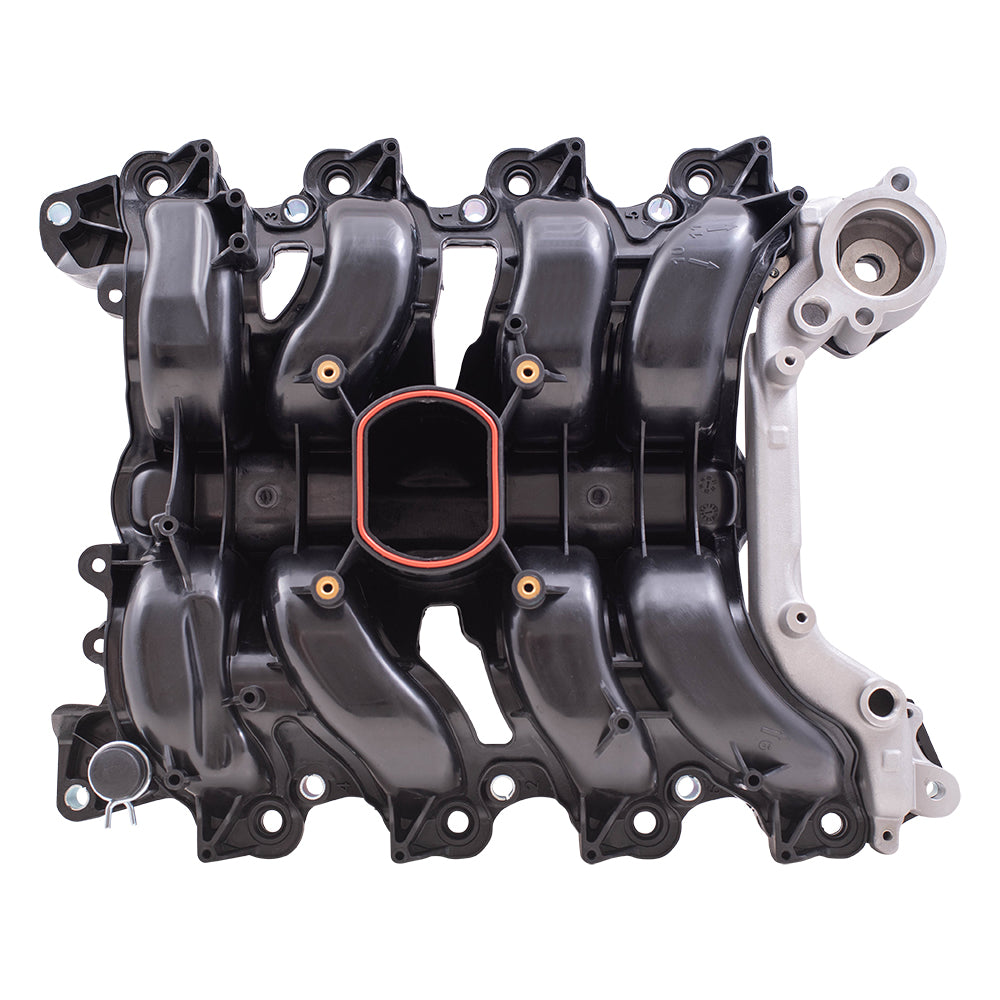 Brock Replacement Intake Manifold with Thermostat Upgraded Design Compatible with 2001-2011 Ford Crown Victoria