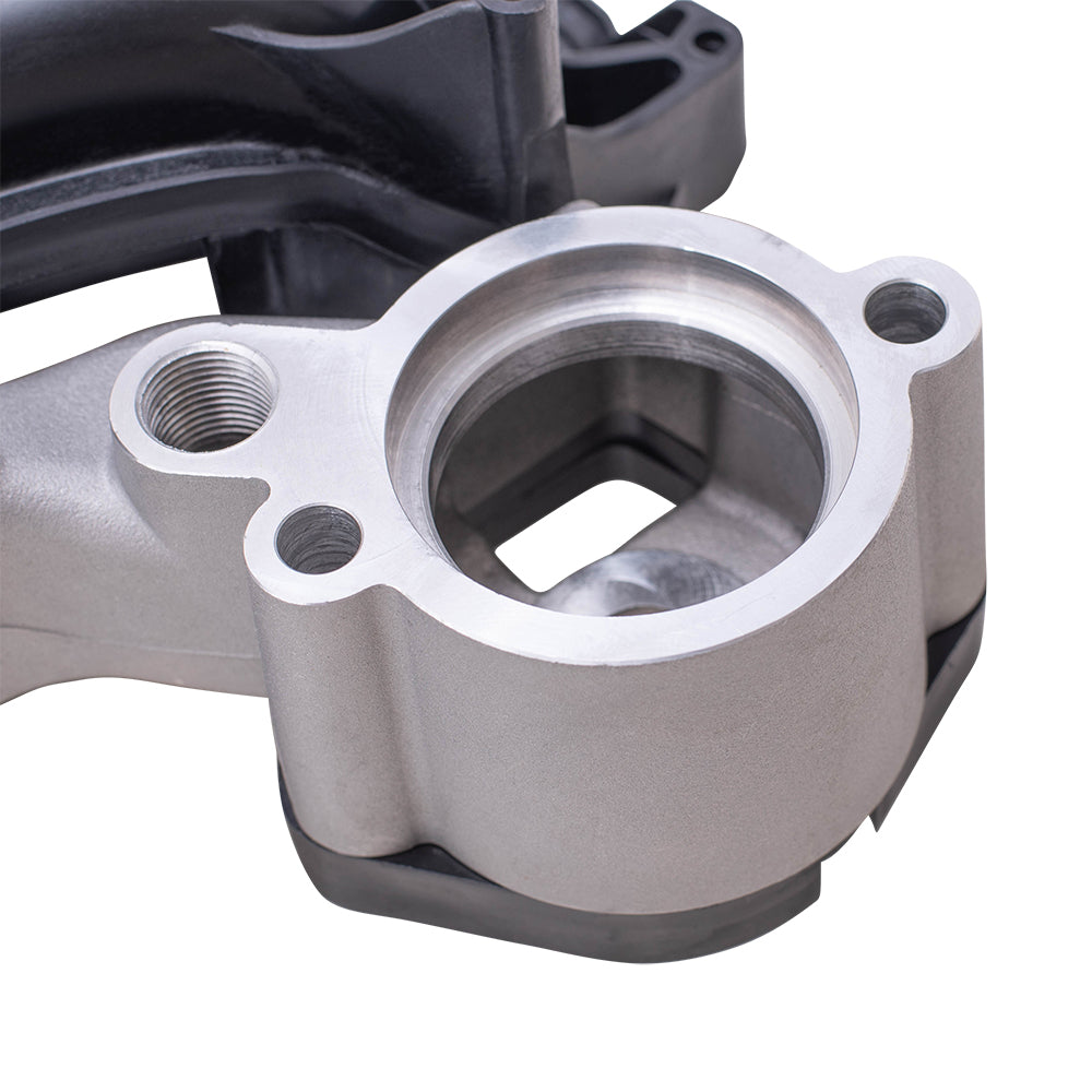 Brock Replacement Intake Manifold with Thermostat Upgraded Design Compatible with 2001-2011 Ford Crown Victoria