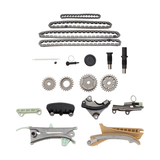 Brock Replacement Timing Chain Kit Compatible with 97-10 Explorer & Sport/Sport Trac Pickup Ranger Mustang LR3 Mountaineer B4000
