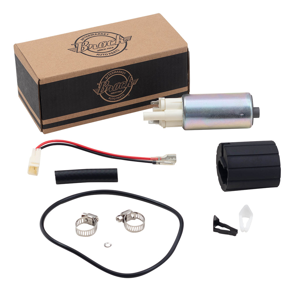 Brock Replacement Electric Fuel Pump w/ Installation Kit Compatible with 2002 Blackwood 1999-2002 Navigator XL1Z 9H307 DC E2254