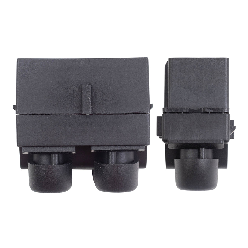 Brock Replacement Power Window Switches 4 Piece Set Compatible with 2003-2008 Ford Crown Victoria
