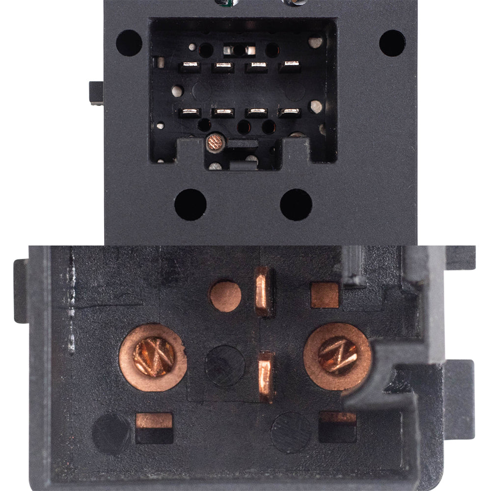 Brock Replacement Power Window Switches 4 Piece Set Compatible with 2003-2008 Ford Crown Victoria