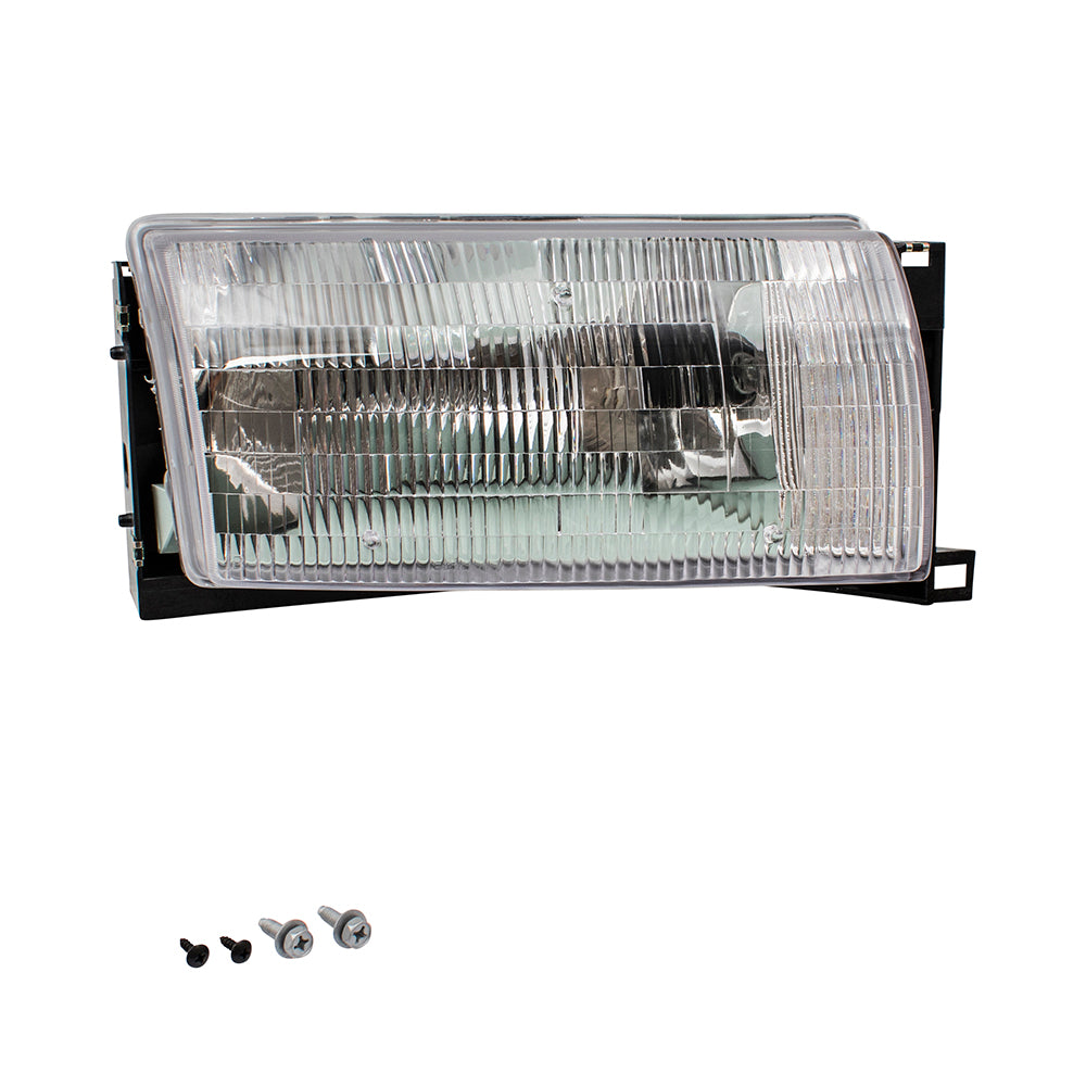Passengers Headlight Assembly for 93-95 Nissan Quest Mercury Villager