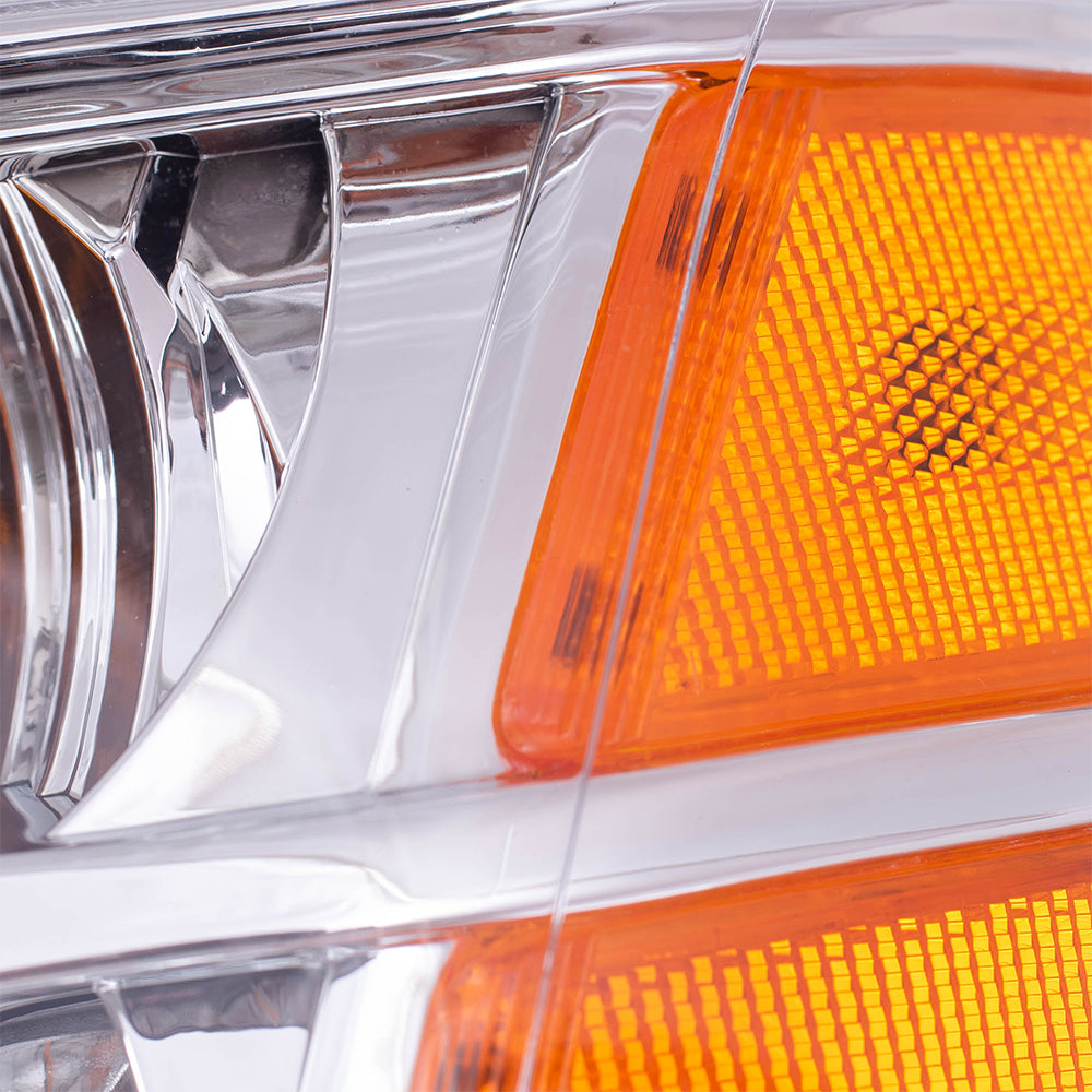 Brock Replacement Pair Halogen Combination Headlights Headlamps Compatible with 05-07 Pathfinder & 05-08 Frontier 26060EA525 26010EA525