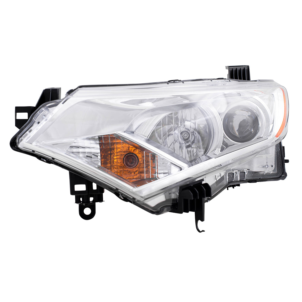 Brock Replacement Driver Halogen Headlight Compatible with 2012-2017 Quest 26060-1JR0A