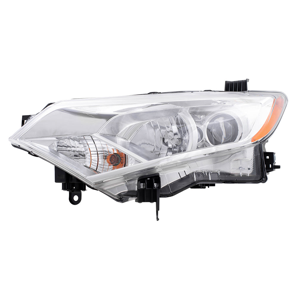 Brock Replacement Driver Halogen Headlight Compatible with 2012-2017 Quest 26060-1JR0A