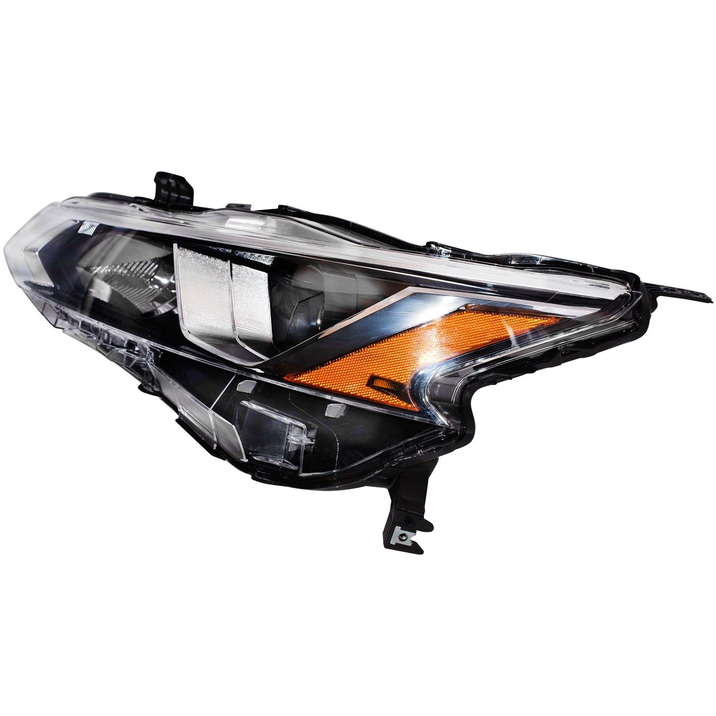 CAPA Certified Halogen Combination Headlight Assembly With Chrome Bezel Left For 2019-2021 Nissan Altima