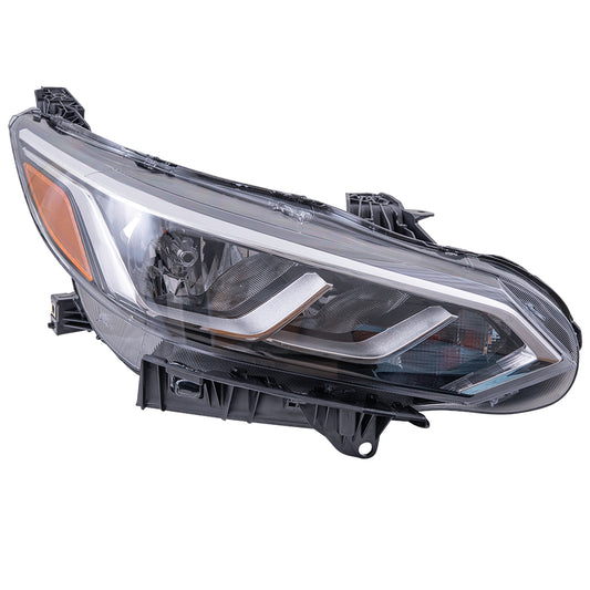 Brock Aftermarket Replacement Passenger Right Halogen Combination Headlight Assembly Compatible With 2020-2022 Nissan Sentra