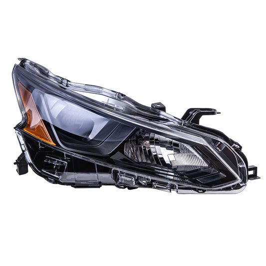 2022 Nissan Altima Halogen Combination Headlight Assembly With Black Bezel RH