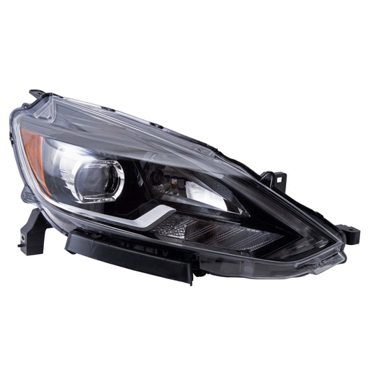 LED Combination Headlight Assembly Passenger Right For 2016-2017 Nissan Sentra