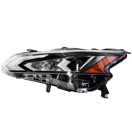 CAPA Certified LED Combination Headlight Assembly Without Auto Leveling Driver Side Left For 2019-2022 Nissan Altima