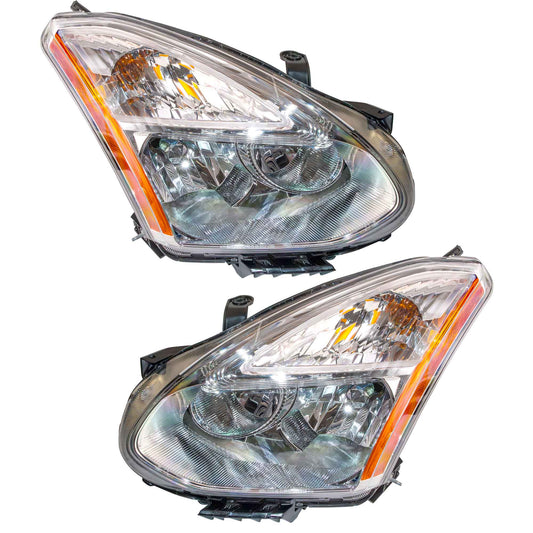 HID Combination Headlight Assembly Without HID Kit Set Driver Side Left For 2011-2013 Nissan Rogue