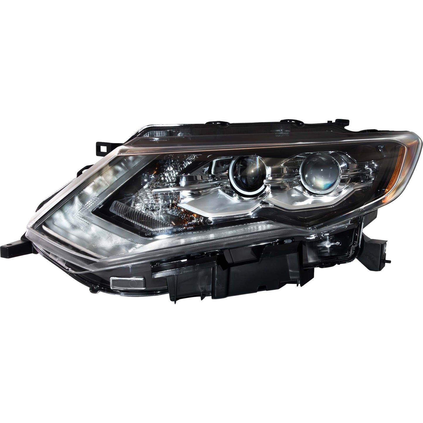 LED Combination Headlight Assembly Driver Side Left For 2019-2020 Nissan Rogue 2019 Nissan Rogue Hybrid