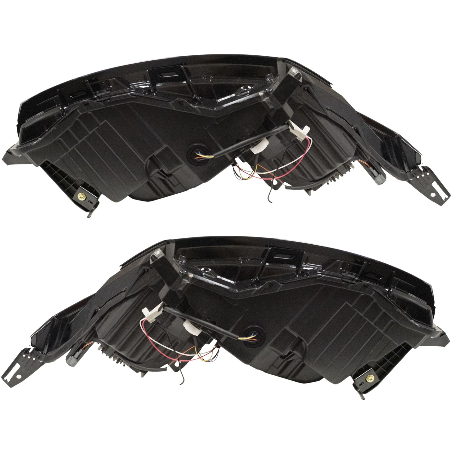 Halogen Combination Headlight Assembly With Black Trim 2 Piece Set Driver Side Left Passenger Side Right For 2023-2025 Nissan Pathfinder Rock Creek