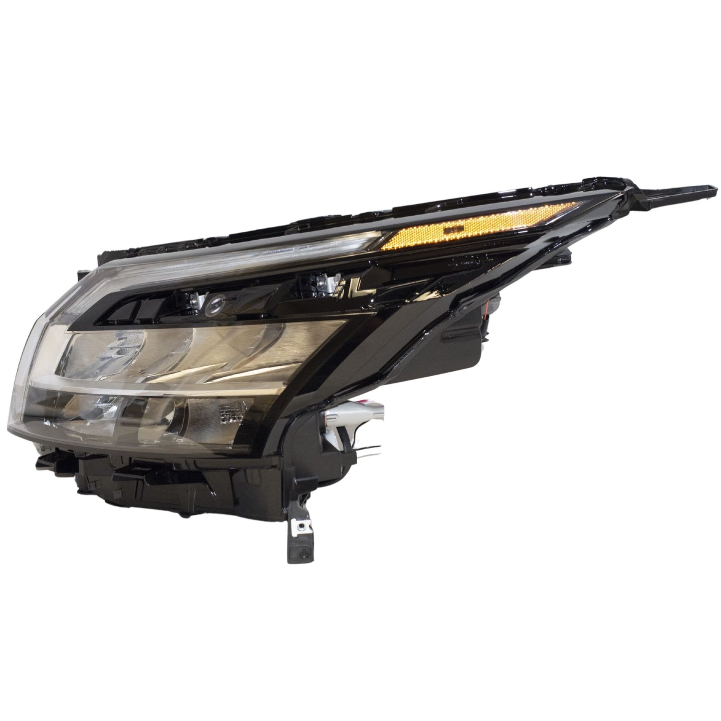 Halogen Combination Headlight Assembly With Chrome Trim Driver Side Left For 2022-2025 Nissan Pathfinder S/SV/SL/Platinum