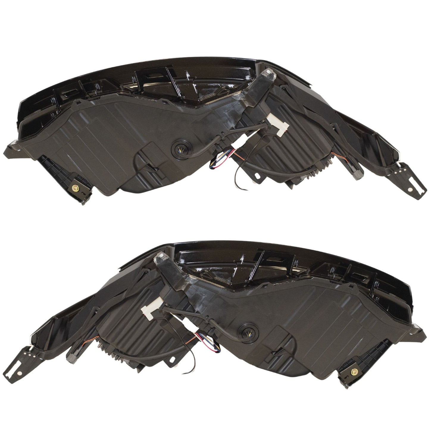 Halogen Combination Headlight Assembly With Chrome Trim 2 Piece Set Driver Side Left Passenger Side Right For 2022-2025 Nissan Pathfinder S/SV/SL/Platinum
