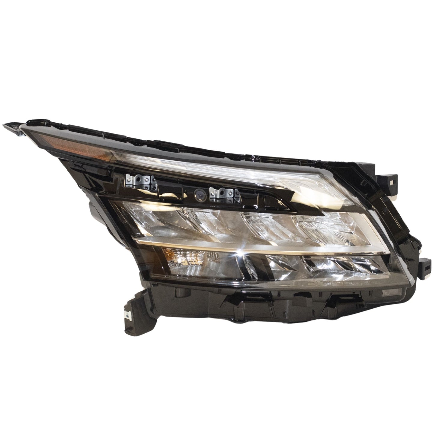 Halogen Combination Headlight Assembly With Chrome Trim Passenger Side Right For 2022-2025 Nissan Pathfinder S/SV/SL/Platinum