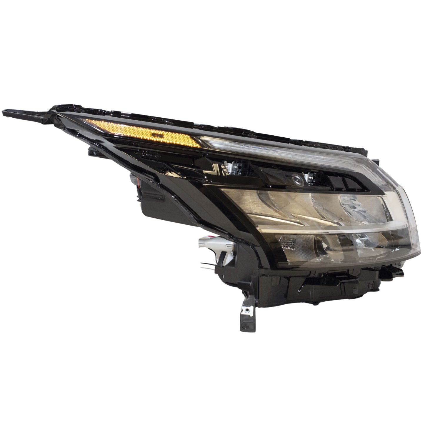 Halogen Combination Headlight Assembly With Chrome Trim Passenger Side Right For 2022-2025 Nissan Pathfinder S/SV/SL/Platinum