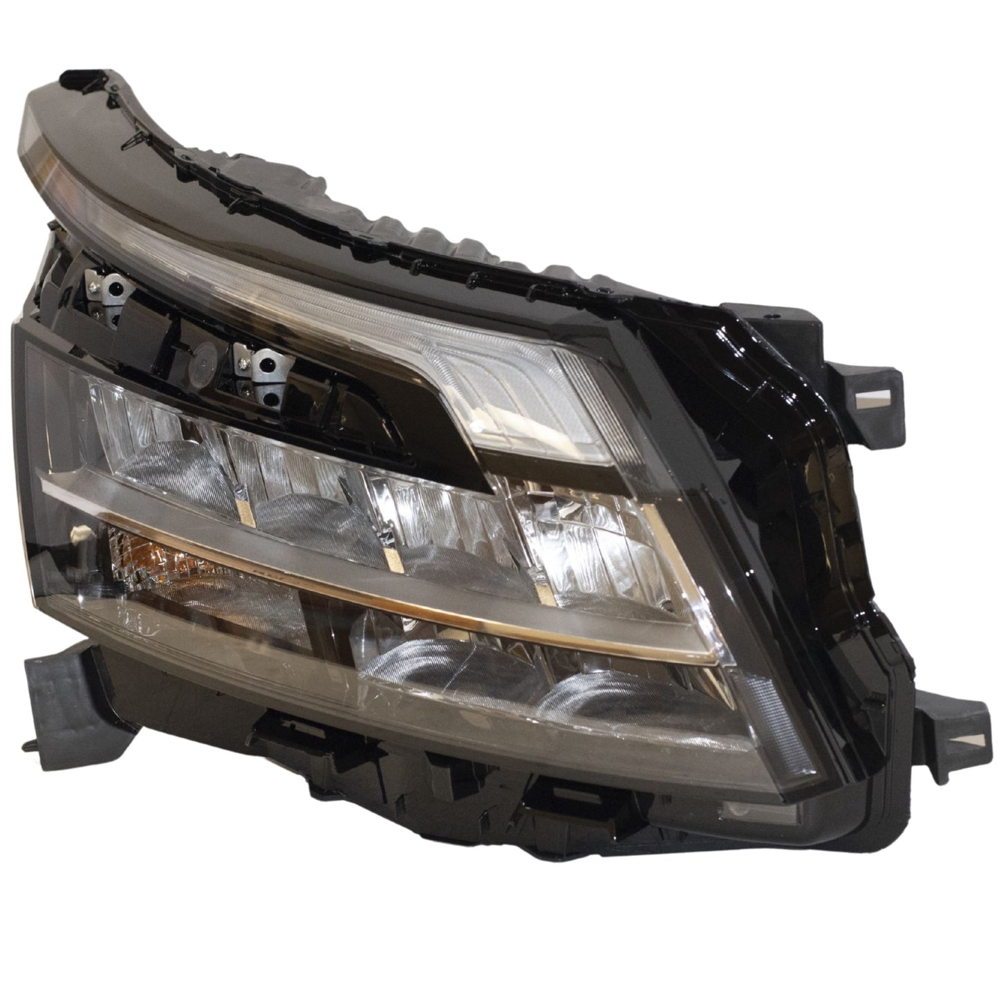 Halogen Combination Headlight Assembly With Chrome Trim Passenger Side Right For 2022-2025 Nissan Pathfinder S/SV/SL/Platinum