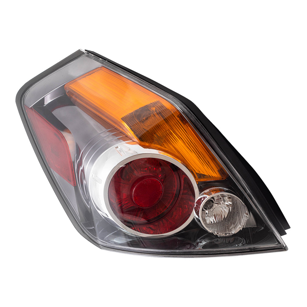 Brock Replacement Drivers Taillight Tail Lamp Lens Compatible with 07-12 Altima Sedan 26555-ZN50A