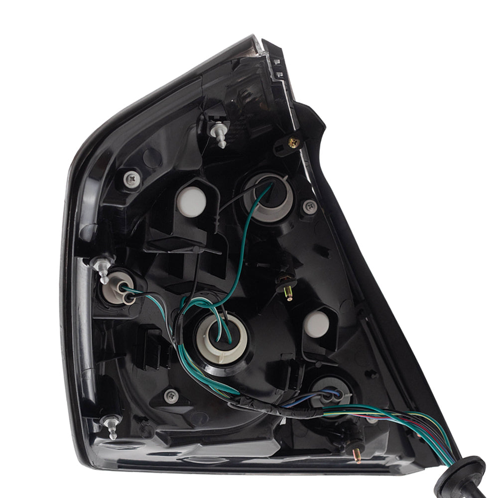 Brock Replacement Driver and Passenger Taillights Tail Lamps Compatible with 07-12 Altima Sedan 26555-ZN50A 26550ZN50A