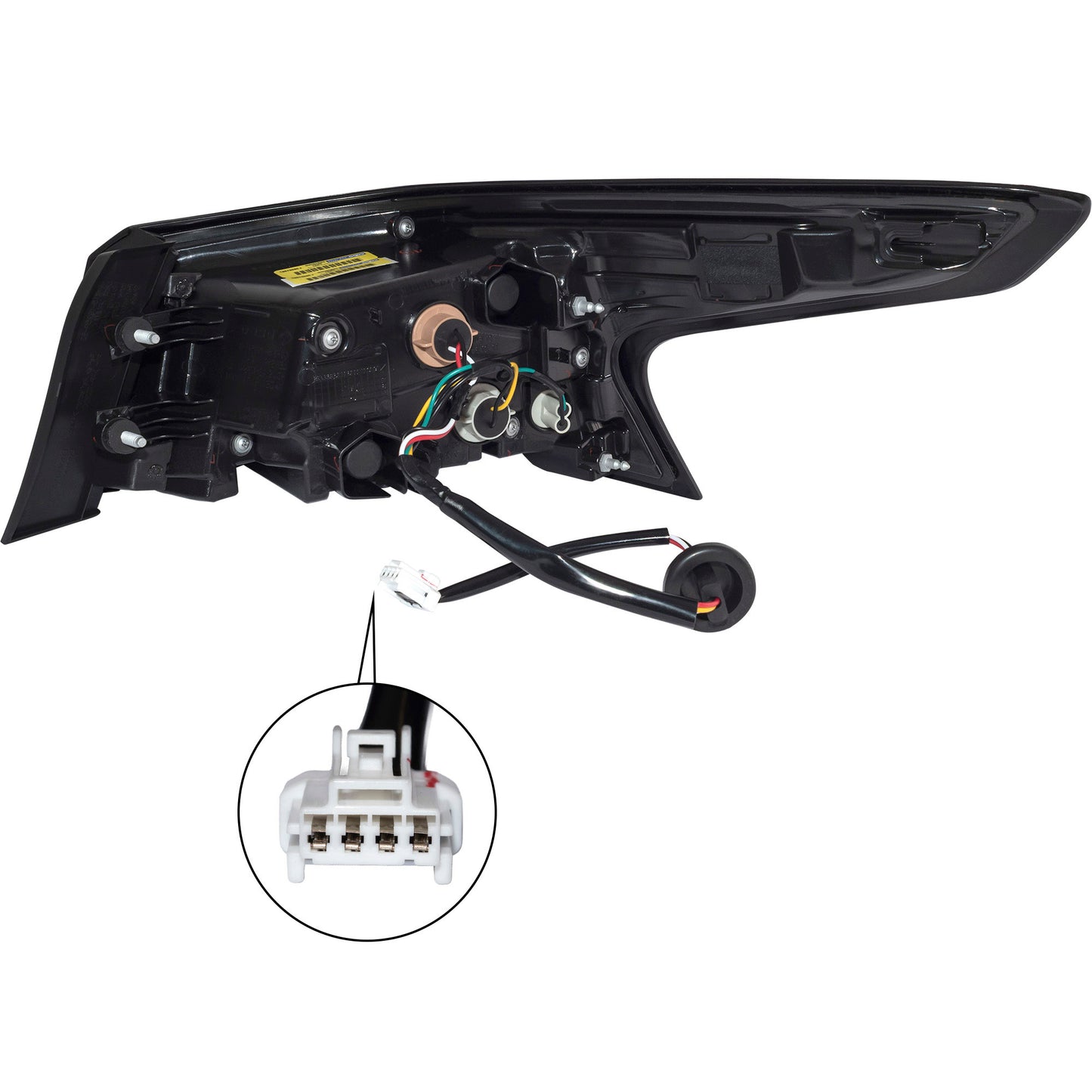 CAPA Certified Combination Tail Light Assembly Body Mounted Driver Side Left For 2009-2025 Nissan Altima