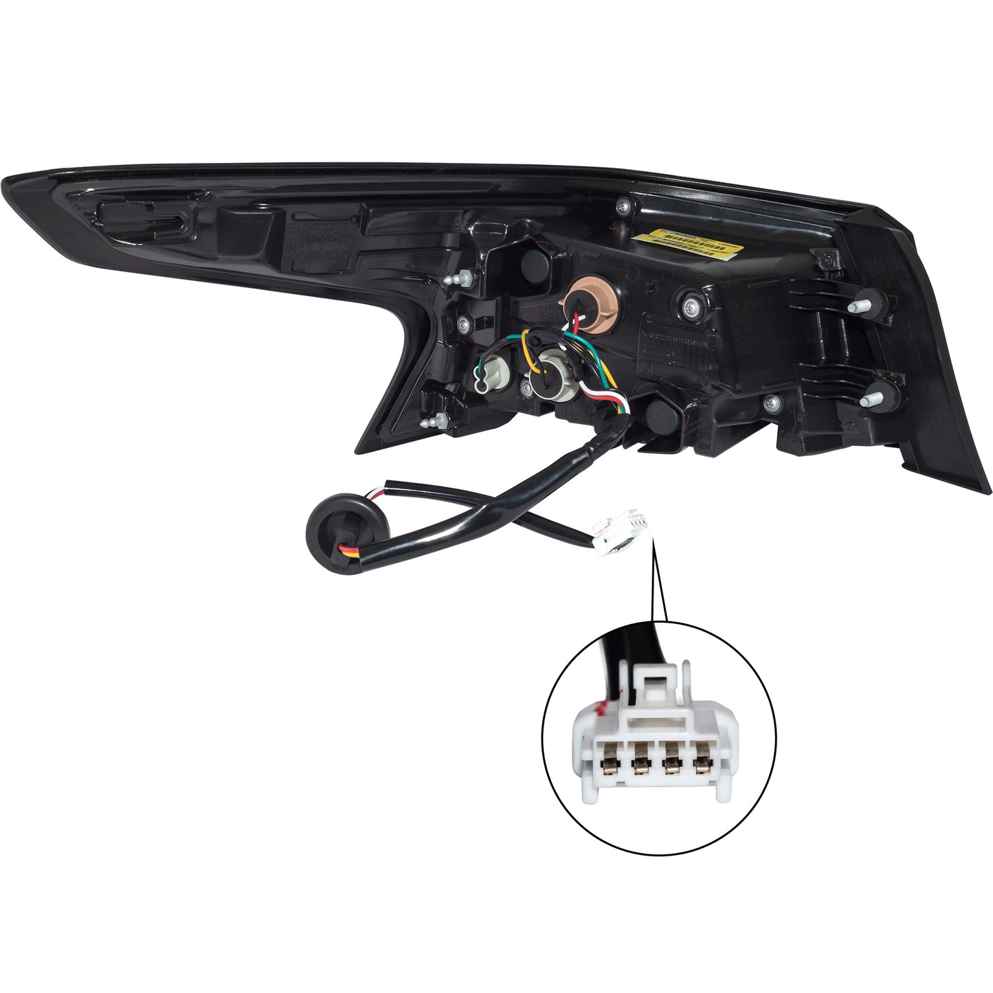 CAPA Certified Combination Tail Light Assembly Body Mounted Passenger Side Right For 2009-2025 Nissan Altima