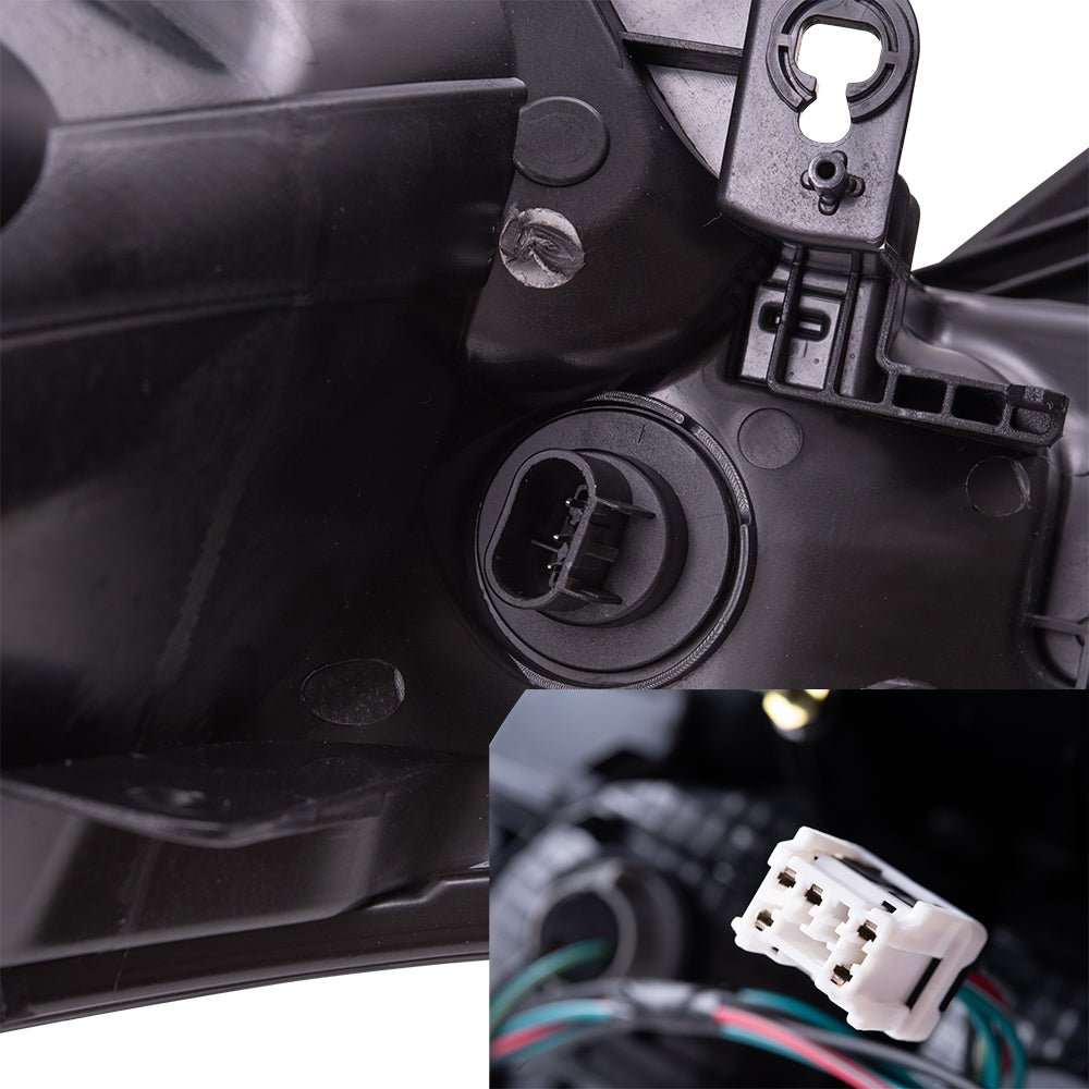 2017-2019 Nissan Versa Note Headlight & Tail Light 4PC Set LH+RH