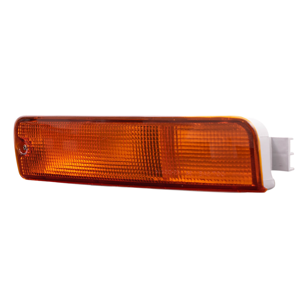 Brock Replacement Drivers Park Signal Front Marker Light Lamp Lens Compatible with 96-99 Pathfinder 26135-0W025