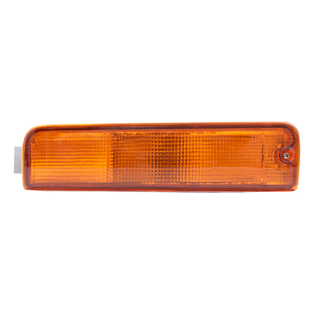 Brock Replacement Passengers Park Signal Front Marker Light Lamp Lens Compatible with 96-99 Pathfinder SUV 26130-0W025