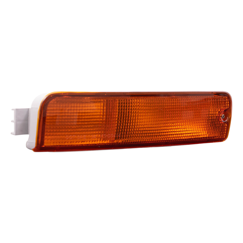 Brock Replacement Passengers Park Signal Front Marker Light Lamp Lens Compatible with 96-99 Pathfinder SUV 26130-0W025